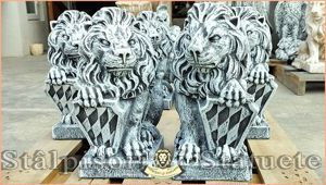 Statuete set lei mici, din beton, model S10.