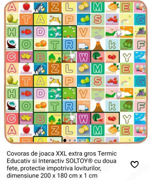 Vand covoras termic pentru copii,perfect pt anotimpul rece! - imagine 3