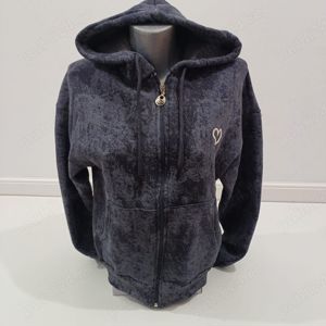 hanorac cu fermoar și glugă - imagine 2