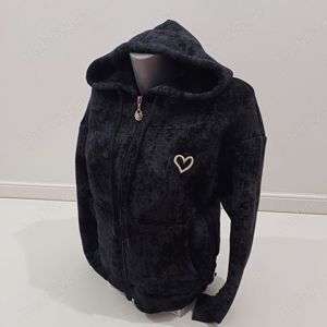 hanorac cu fermoar și glugă - imagine 2