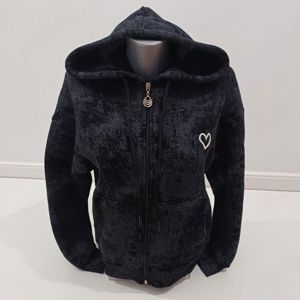 hanorac cu fermoar și glugă