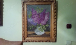 Tablouri de colectie de Meghesi participante la exp.