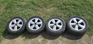 Vând roți aliaj cu cauciucuri vară Ford Focus 