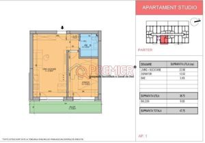 Popesti Leordeni - Centru -  2 camere studio - Bloc Nou tip boutique - imagine 2