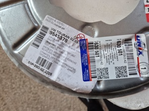 Apărători praf disc frâne față Skoda Superb 2 - noi - imagine 4