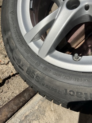 Vând roți complete iarna M+S Continental runflat BMW originale. - imagine 3