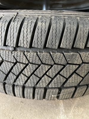 Vând roți complete iarna M+S Continental runflat BMW originale. - imagine 5