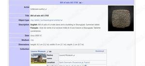 cadou rar bronz masiv Contract Vanzare Sclav Act Sumerian Scriere Cuneiforma (650 g) - imagine 8