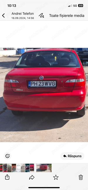 De vinzare fiat albea 2010 KM 68000 reali - imagine 6