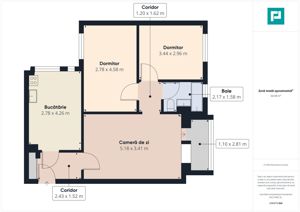 Apartament 3 Camere în Vlaicu, la Z-uri - imagine 13