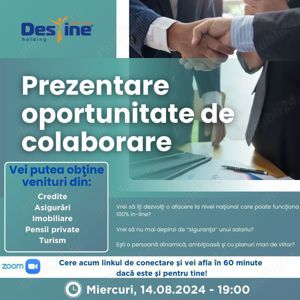 Oportunitate BUSINESS & COLABORARE dupa ISF- AFACERE LA CHEE- consultanta in asigurari si turism. - imagine 9