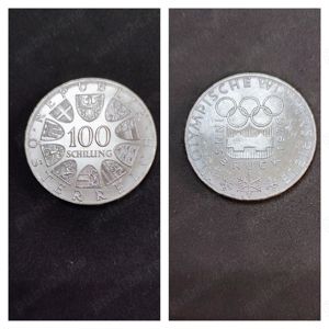 Moneda argint 100 Schilling, AUSTRIA, 1976