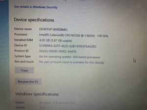 Laptop  Asus VivoBook E201N Intel Celeron N3350 1,1 GHz, RAM 4 GB DDR3, HDD MMC 32 GB, 11,6 inch - imagine 2