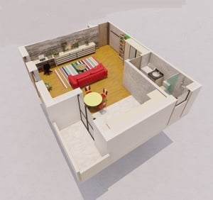 IMI Residence - Comision 0 - Apartament cu o camera, 38 mp - TVA 9% - imagine 2