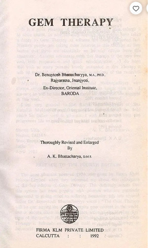 Gem Therapy - Benoytosh Bhattacharyya - imagine 2