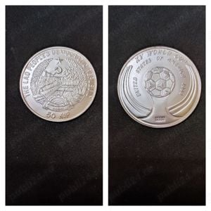 Moneda argint pur 50 Kip, LAOS, 1991
