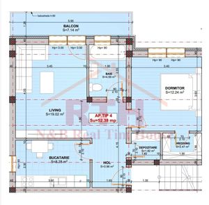 Oferim spre vanzare apartamente cu 2 camere, Giroc, Carpati Residence - imagine 18