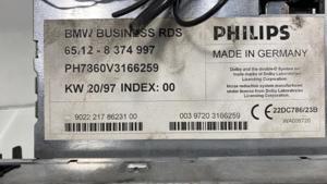 Cod deblocare radio Genuine BMW 5 Series E39 Phase 1 Car Stereo 65900153186, decodare casetofon auto