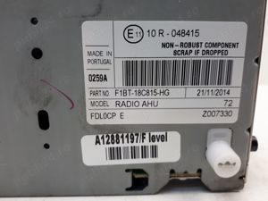Cod deblocare radio CD Ford Focus F1BT-18C815-HG AHU, decodare casetofon auto rapidă și sigură