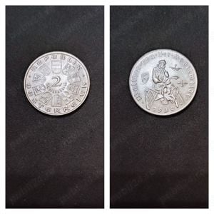 Moneda argint 2 Schilling, AUSTRIA, 1930