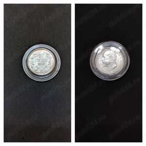 Moneda argint 50 Stotinki, BULGARIA, 1913