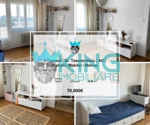 2 Camere | Dr. Taberei-Sibiu | AC | Balcon | Mobilat | Metrou 