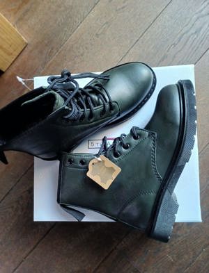  Ghete 5-th Avenue, kaki, piele naturala, marime 37, 39 si 41