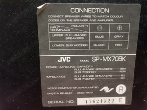 Boxe bi-amp JVC  SP-MX70BK - imagine 4