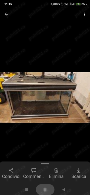 Acvariu complet 100 litri - imagine 2 Acvariu complet 100 litri - imagine 2