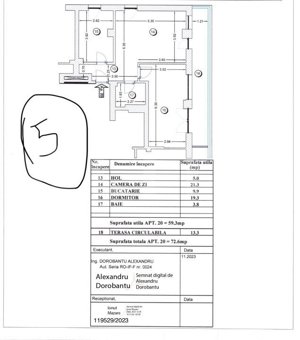 Apartament 2 camere 72.60 mp+parcare, in ansamblu rezidential zona Decebal - imagine 17