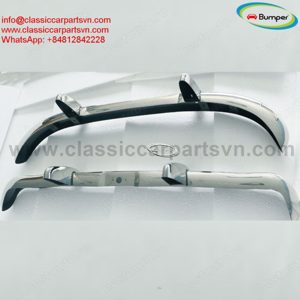 Datsun Roadster Fairlady bumpers (1962-1970) no over riders - imagine 4