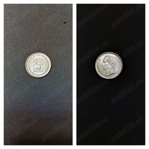 Moneda argint 25 Centimos, VENEZUELA, 1954