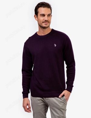 Pulover violet pentru barbati, US Polo Assn