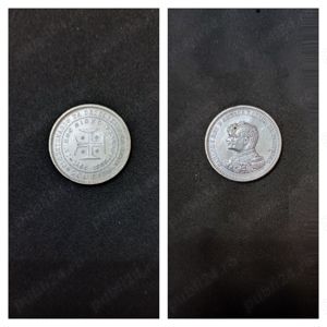 Moneda argint 200 Reis, PORTUGALIA, 1898