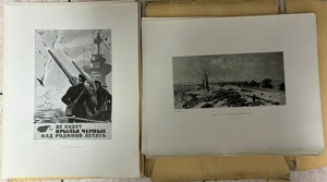 Album cu planse sovietice perioada 1945 (propaganda, postere, grafica) - imagine 5