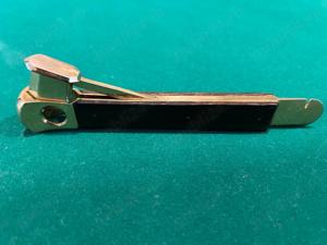 Taiator de trabucuri vintage Pfeilring Solingen 5650 DBGM, placat cu aur, finisaj din lemn, stare ex