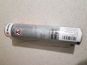 Mastic pentru lipire si etansare Wurth 0890 100 1 032, culoare ALB - imagine 3