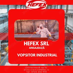 Anunț de Angajare - Vopsitori Industriali - Full-time - Hefex SRL
