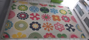 Covor IKEA multicolor 132 x 190 cm