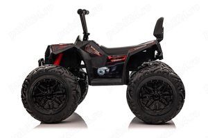 ATV electric Kinderauto SX2129 4x4 24V roti moi, scaun tapitat - imagine 4