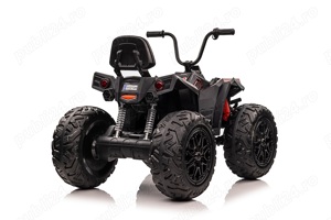 ATV electric Kinderauto SX2129 4x4 24V roti moi, scaun tapitat - imagine 5