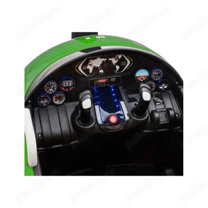 Avion electric pentru copii Kinderauto BJ20201 2x 30W 12V, telecomanda  - imagine 3