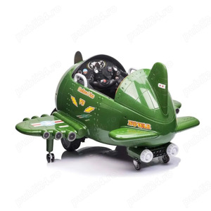 Avion electric pentru copii Kinderauto BJ20201 2x 30W 12V, telecomanda  - imagine 5