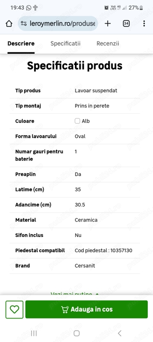 Vand chiuveta baie - imagine 3