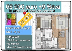 vand apartamente noi si garsoniera lux Mangalia - imagine 5