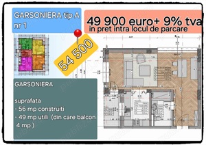 vand apartamente noi si garsoniera lux Mangalia - imagine 4