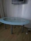 Vand masa ovala de sticla oras Hunedoara