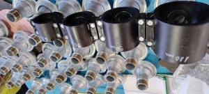 Cuplaj rapid, mufa pt trepied zincat D60, H 160-180mm