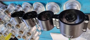 Cuplaj rapid, mufa pt trepied zincat D60, H 160-180mm - imagine 2