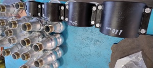 Cuplaj rapid, mufa pt trepied zincat D60, H 160-180mm - imagine 4